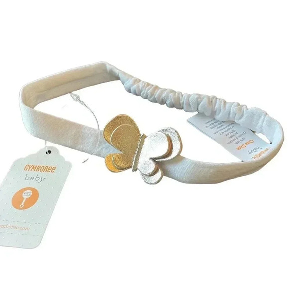 Gymboree Baby Gold Butterfly Headband - Picture 1 of 3